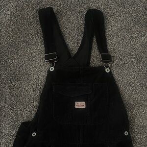 Old Navy Black Corduroy Overalls